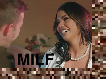 Latina naughty MILF Chloe Lamour in memorable sex clip