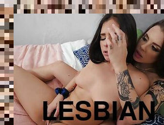 Sexy Latina college girls make lesbian love