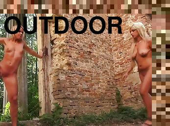 Naughty girls lesdom outdoor porn games