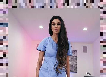 POV copulating with steamy nurse Jamie Michelle