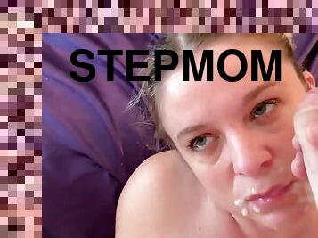 Stepmom Helps Her Stepson Study