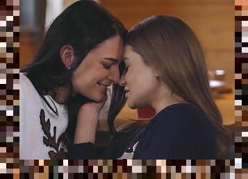Young Lesbians Cuddle Up Together 1 - Lesbea