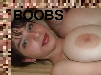 Yulia Nova Sauna - breathtaking monster boobs with big nipples, silicone free