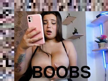 babe with big boobs  - brunette webcam