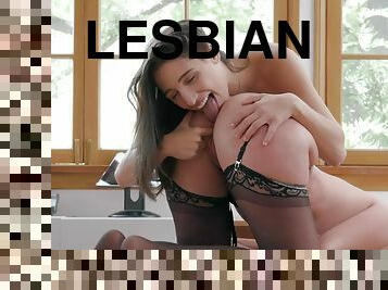 Beautiful lesbians amazing xxx video