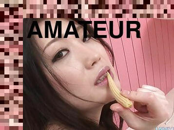 Nipponese raunchy amateur teen aphrodisiac sex video