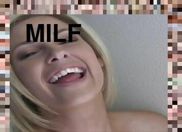 storatuttar, utomhus, fitta-pussy, avsugning, milf, kåt, blond, puma