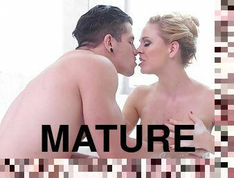 Pure Mature 'Sensual Bath' Scene Featured Juicy MILF