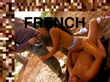 My Dirty Hobby - Gorgeous French teen fucked outdoors