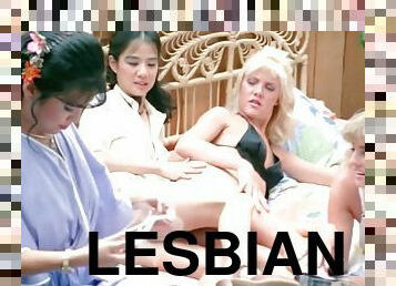 Enjoy A Lesbian Foursome Orgy Scene From Vintage Movie