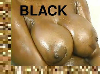black girl is drilled  - big backside