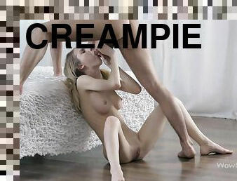 storatuttar, smal, brudar, avsugning, gigantisk-kuk, tonåring, hardcore, creampie, blond, liten