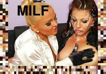 Kinky MILF Lesbians Filthy Games