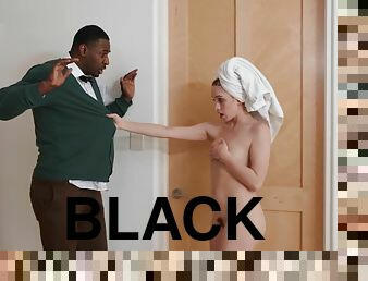 Shameless naked girl Khloe Kapri wants thick black dick