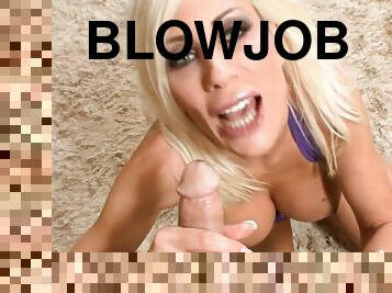 blowjob-seks-dengan-mengisap-penis, sudut-pandang, berambut-pirang, oral-melalui-mulut