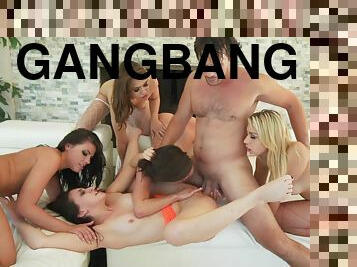 5 On 1 Manuel Ferrara's Reverse Gangbang in HQ