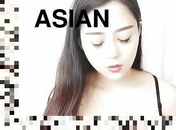 asiatisk, masturbation, publik, kvinnligt-sprut, amatör, brudar, bitch, söt, ensam, små-bröst