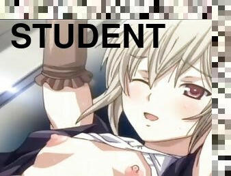 transexual, estudiante, hardcore, follando-fucking, anime, culazo, por-el-culo