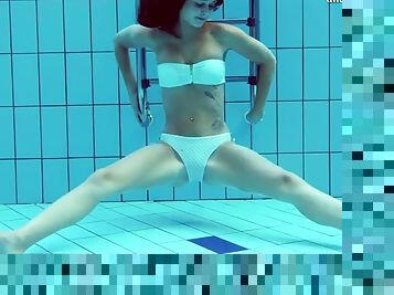 Nata Szilva super hot Hungarian teen underwater