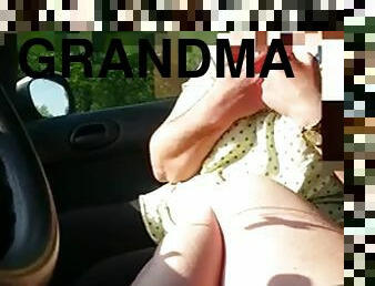 baka, zabava, bakica, auto