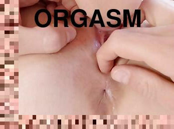 orgasm, fitta-pussy, fru, amatör, hardcore, tysk, creampie, fingerknull, pov, skrikande