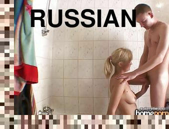 Russian bath lovers to fuck 4