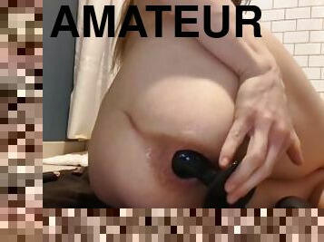 röv, masturbation, amatör, anal, leksak, pov, fetisch, ensam, rövhål