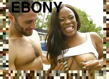Gorgeous ebony plumper thrilling porn movie
