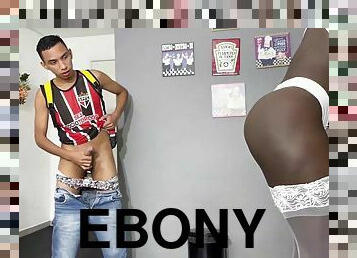 rumpe, ebony, latina, mamma, brasil, rumpe-booty