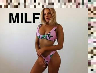 Young milf skye models thong bikinis