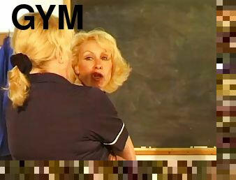 Gym lessons spanking