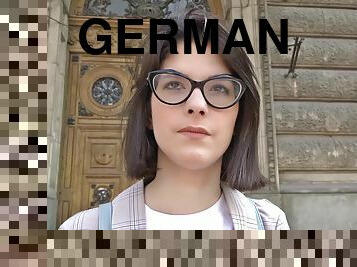 storatuttar, glasögon, anal, gigantisk-kuk, tonåring, hardcore, porrstjärna, tysk, casting, första-gången