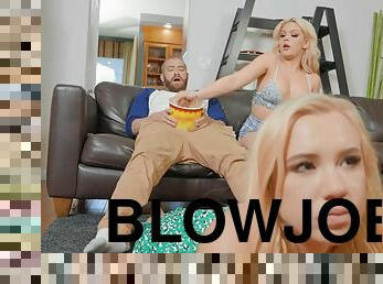 Hung Xander Corvus fucks two blondies Bailey Brooke and Kimber Woods