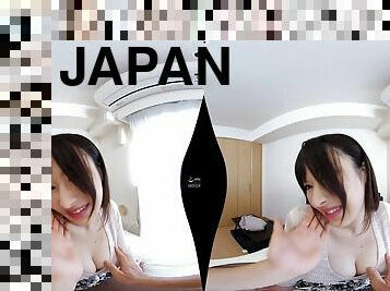 Japanese babe Tsujii Honoka - Busty Asian Girl Street Pickup - fetish VR POV hardcore with cumshot