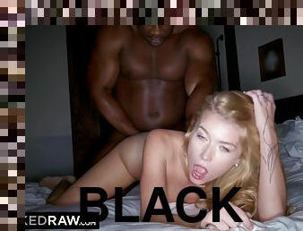 levrette, monstre, chatte-pussy, énorme-bite, interracial, hardcore, pornstar, ejaculation-interne, black, blonde