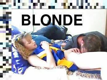 hardcore, blond, cheerleader