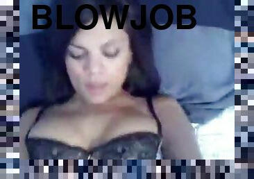 Best blowjob ever by amateur brunette girlfriend
