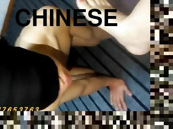 Chinese mistress cfnm foot worship and footjob