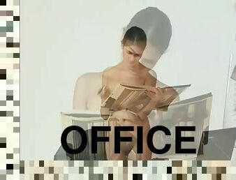 Ziva galore naked in the office