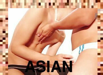 asiatisk, onani, skinny, anal, blowjob, cumshot, tenåring, hardcore, homofil, vintage