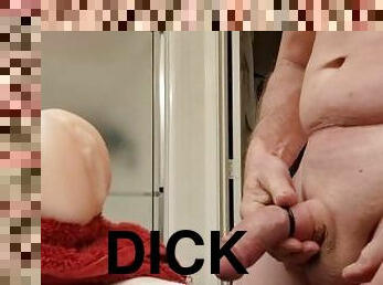 The Roostercombs show, "Huge hard cock tight in pocket pussy" closeup, Insane ????