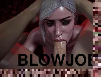 sayang, blowjob-seks-dengan-mengisap-penis, kaki, berhubungan-dengan-wajah, sperma