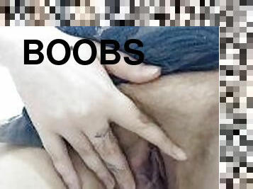 Bbw Morning pee & big boobs
