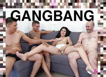 Paola White Vs 3 Cocks: An Amazing Gangbang!