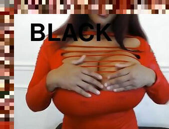 gros-nichons, ébène, milf, black, horny, bite