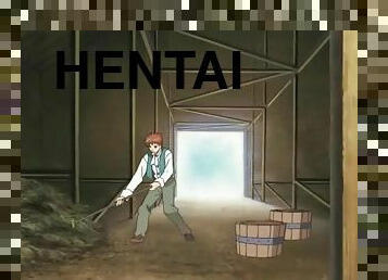 rødhåret, anime, hentai