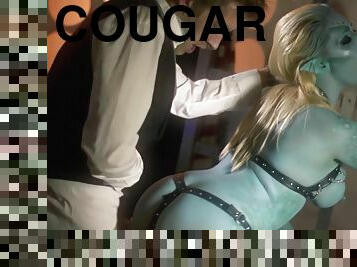 Wild cougars on a stiff dong
