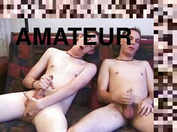 amatör, cumshot, gay, kyssar, vacker-pretty, kuk, sugande