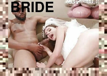 Sexy teen bride fucks her husbands black friends and enjoys her wedding gift Jovan Jordan, Aften Opal