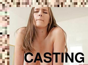 owłosione, casting, pov, blondynka